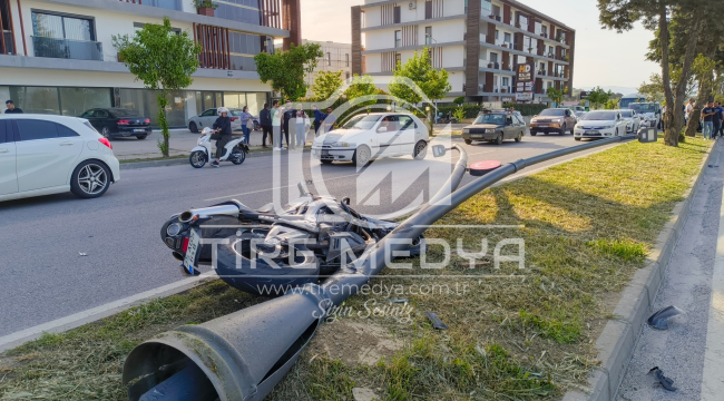 Tire'de Motosiklet Kazası